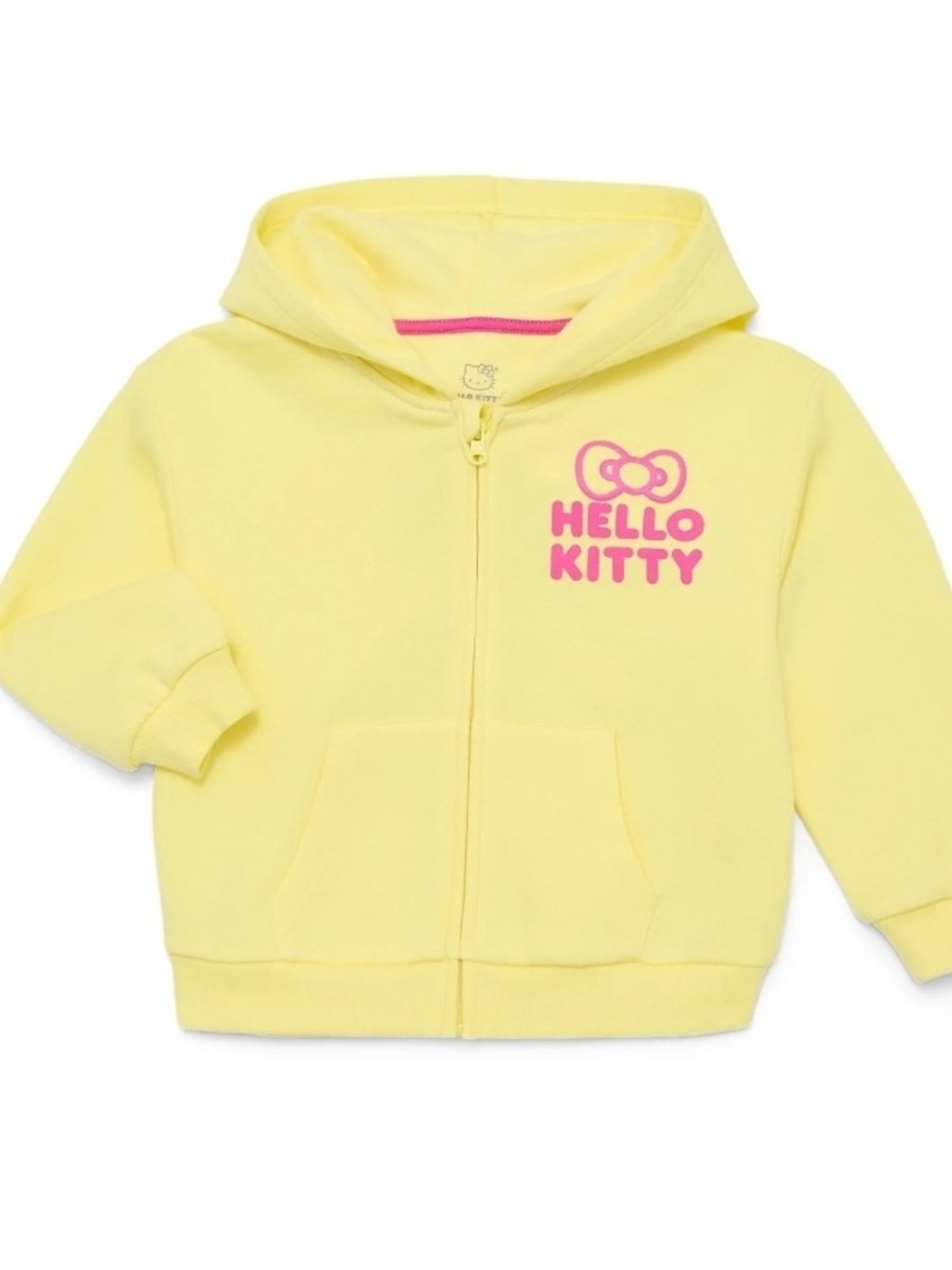 Hello Kitty Toddler Girl's Full Zip Graphic Hoodie